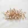 imageSWEETV Handmade Bridal Hair Comb Wedding Hair Accessory and Headpiece for Brides and Bridesmaids1Light Gold