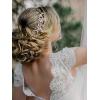 imageSWEETV Wedding Hair Clip Comb Handmade Bridal Hair Accessories for Women Wedding Hair pieceSilver1Light Rose Gold