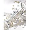 imageSWEETV Wedding Hair Clip Comb Handmade Bridal Hair Accessories for Women Wedding Hair pieceSilver2Silver