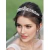imageSWEETV Wedding Tiaras and Crowns Rhinestone Bridal Crown Princess Tiara Headpieces for Women and Flower Girls Bridgerton Hair Accessories for Birthday Prom QuinceaneraSilver