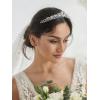 imageSWEETV Wedding Tiaras and Crowns Rhinestone Bridal Crown Princess Tiara Headpieces for Women and Flower Girls Bridgerton Hair Accessories for Birthday Prom QuinceaneraSilver