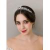 imageSWEETV Wedding Tiaras and Crowns Rhinestone Bridal Crown Princess Tiara Headpieces for Women and Flower Girls Bridgerton Hair Accessories for Birthday Prom QuinceaneraPurple