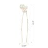 imageSWEETV Bridal Hair Pins Pearl Headpiece for Brides Bridesmaids and Flower Girls  3Pcs Wedding Hair Clips and PiecesGold