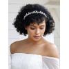 imageSWEETV Bridal Headpiece for Wedding Silver Crystal Bridal Hair Accessories for Wedding Headband for Women Hair Pieces