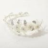 imageSWEETV Flower Bridal Headbands IvoryWedding Headpieces Hair Bands Jewelry Hair Accessories for Women Brides