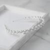imageSWEETV Pearl Bridal Headband Handmade Wedding Headbands for Women Silver Rhinestone Hair Band Bridal Headpieces for Wedding Hair Jewelry AccessoriesSilver