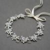 imageSWEETV Silver Rhinestone Wedding Headband Tiara Crystal Headpiece Bridal Hair Accessories for Bride WomenSilver