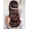 imageSWEETV Silver Rhinestone Wedding Headband Tiara Crystal Headpiece Bridal Hair Accessories for Bride WomenSilver