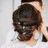imageSWEETV Bridal Hair Pins Pearl Headpiece for Brides Bridesmaids and Flower Girls  3Pcs Wedding Hair Clips and PiecesGold