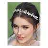 imageSWEETV Bridal Headpiece for Wedding Silver Crystal Bridal Hair Accessories for Wedding Headband for Women Hair Pieces