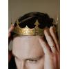 imageSWEETV King Crown for Men  Royal Mens Crown Prince Tiara for Wedding Birthday Prom Party Halloween Decorations AlexanderGold
