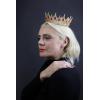 imageSWEETV Royal Queen Crown Wedding Tiara for Bride Rhinestone Tiaras and Crowns for Women Costume Headpiece for Birthday Cosplay Party CelebrationBlack0RedGold
