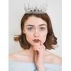 imageSWEETV Royal Queen Crown Wedding Tiara for Bride Rhinestone Tiaras and Crowns for Women Costume Headpiece for Birthday Cosplay Party CelebrationBlack3MulticoloredSilver
