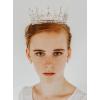 imageSWEETV Royal Queen Crown Wedding Tiara for Bride Rhinestone Tiaras and Crowns for Women Costume Headpiece for Birthday Cosplay Party CelebrationBlack7Silver
