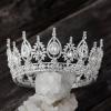 imageSWEETV Royal Queen Crown Wedding Tiara for Bride Rhinestone Tiaras and Crowns for Women Costume Headpiece for Birthday Cosplay Party CelebrationBlack7Silver