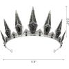 imageSWEETV Tairas and Crowns Queen Crown 53 BlackAntique Silver