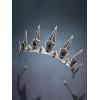 imageSWEETV Tairas and Crowns Queen Crown 53 BlackAntique Silver