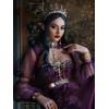 imageSWEETV Tairas and Crowns Queen Crown 53 PurpleAntique Silver
