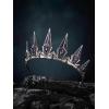 imageSWEETV Tairas and Crowns Queen Crown 53 PurpleAntique Silver