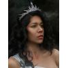 imageSWEETV Tairas and Crowns Queen Crown 5SilverBlue