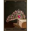 imageSWEETV Tarot Tiara Crown Queen Crowns for Women Princess Tiara Diadem for Halloween Costume Cosplay PartyThe Lovers