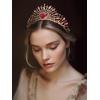 imageSWEETV Tarot Tiara Crown Queen Crowns for Women Princess Tiara Diadem for Halloween Costume Cosplay PartyThe Lovers