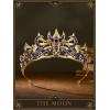 imageSWEETV Tarot Tiara Crown Queen Crowns for Women Princess Tiara Diadem for Halloween Costume Cosplay PartyThe Moon
