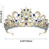 imageSWEETV Tarot Tiara Crown Queen Crowns for Women Princess Tiara Diadem for Halloween Costume Cosplay PartyX Wheel of Fortune