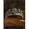 imageSWEETV Tarot Tiara Crown Queen Crowns for Women Princess Tiara Diadem for Halloween Costume Cosplay PartyX Wheel of Fortune