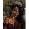 imageSWEETV Tarot Tiara Crown Queen Crowns for Women Princess Tiara Diadem for Halloween Costume Cosplay PartyXII The Hanged Man