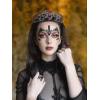 imageSWEETV Tarot Tiara Crown Queen Crowns for Women Princess Tiara Diadem for Halloween Costume Cosplay PartyXII The Hanged Man
