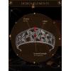 imageSWEETV Tarot Tiara Crown Queen Crowns for Women Princess Tiara Diadem for Halloween Costume Cosplay PartyXII The Hanged Man