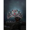 imageSWEETV Tarot Tiara Crown Queen Crowns for Women Princess Tiara Diadem for Halloween Costume Cosplay PartyXv the Devil
