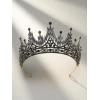 imageSWEETV Tiaras and Crowns for Women Wedding Tiara for Bride Rhinestone Queen Crown Crystal Costume Hair Accessories for Birthday Prom Quinceanera CelebrationBlack