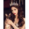 imageSWEETV Tiaras and Crowns for Women Wedding Tiara for Bride Rhinestone Queen Crown Crystal Costume Hair Accessories for Birthday Prom Quinceanera CelebrationMulticolored