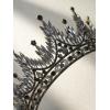 imageSWEETV Tiaras and Crowns for Women Wedding Tiara for Bride Rhinestone Queen Crown Crystal Costume Hair Accessories for Birthday Prom Quinceanera CelebrationBlack