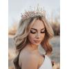 imageSWEETV Tiaras and Crowns for Women Wedding Tiara for Bride Rhinestone Queen Crown Crystal Costume Hair Accessories for Birthday Prom Quinceanera CelebrationMulticolored
