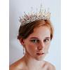 imageSWEETV Tiaras and Crowns for Women Wedding Tiara for Bride Rhinestone Queen Crown Crystal Costume Hair Accessories for Birthday Prom Quinceanera CelebrationMulticolored