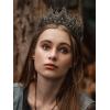 imageSWEETV Tiaras and Crowns for Women Wedding Tiara for Bride Rhinestone Queen Crown Crystal Costume Hair Accessories for Birthday Prom Quinceanera CelebrationBlack