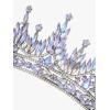 imageSWEETV Tiaras and Crowns for Women Wedding Tiara for Bride Rhinestone Queen Crown Crystal Costume Hair Accessories for Birthday Prom Quinceanera CelebrationPurple Aurora Borealis