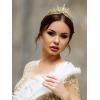 imageSWEETV Vintage Tiaras and Crowns for Women Queen Crown Costume Headpiece for Halloween Quinceanera Pageant PromGold