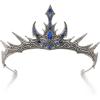 imageSWEETV Tairas and Crowns Queen Crown 5SilverBlue