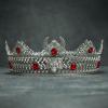 imageSWEETV Animal Totem King Crown for Men and WomenMetal Tiara Costume Hair Accessories for Knight Witch Gothic HalloweenWolf 1 Antique Silver