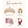 imageSWEETV Christmas Jeweled Crown Merry Tree Tiara Rhinestone Headband Costume Accessories for Merry Christmas Party for Women Girls Xmas Box SetMerry TreeMerry Tree Crown Red