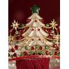 imageSWEETV Christmas Jeweled Crown Merry Tree Tiara Rhinestone Headband Costume Accessories for Merry Christmas Party for Women Girls Xmas Box SetMerry TreeMerry Tree Crown Red