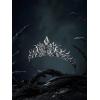 imageSWEETV Halloween Crown  Vines of the Underworld Black Gothic Tiara for Women ampamp Girls Baroque Crown for Costume PartyEternal Darkness