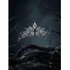 imageSWEETV Halloween Crown  Vines of the Underworld Black Gothic Tiara for Women ampamp Girls Baroque Crown for Costume PartyEternal Darkness