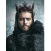 imageSWEETV King Crown for Men Mens Tiara Prince Diadem Royal Medieval Hair Accessory for Cosplay Birthday Prom HalloweenBlackRed