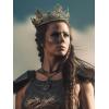 imageSWEETV King Crown for Men Mens Tiara Prince Diadem Royal Medieval Hair Accessory for Cosplay Birthday Prom HalloweenOld Goldgreen