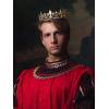 imageSWEETV Royal Full Round King Crown Crystal Tiara for Men Party Hats Costume AccessoriesGold